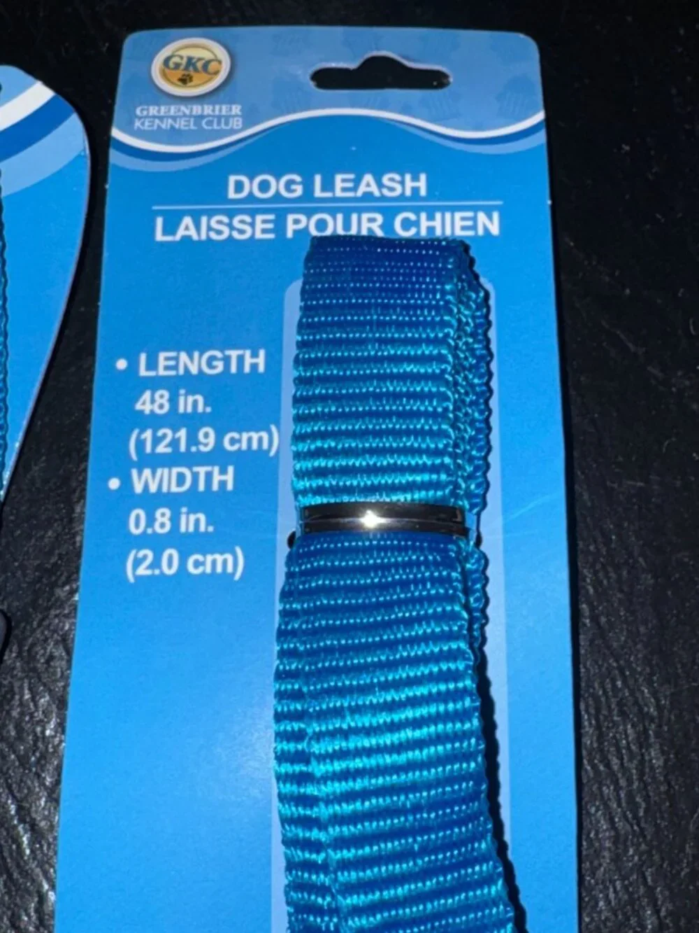 Dog Harness & Leash Set Blue Adjustable Size M For 18-24